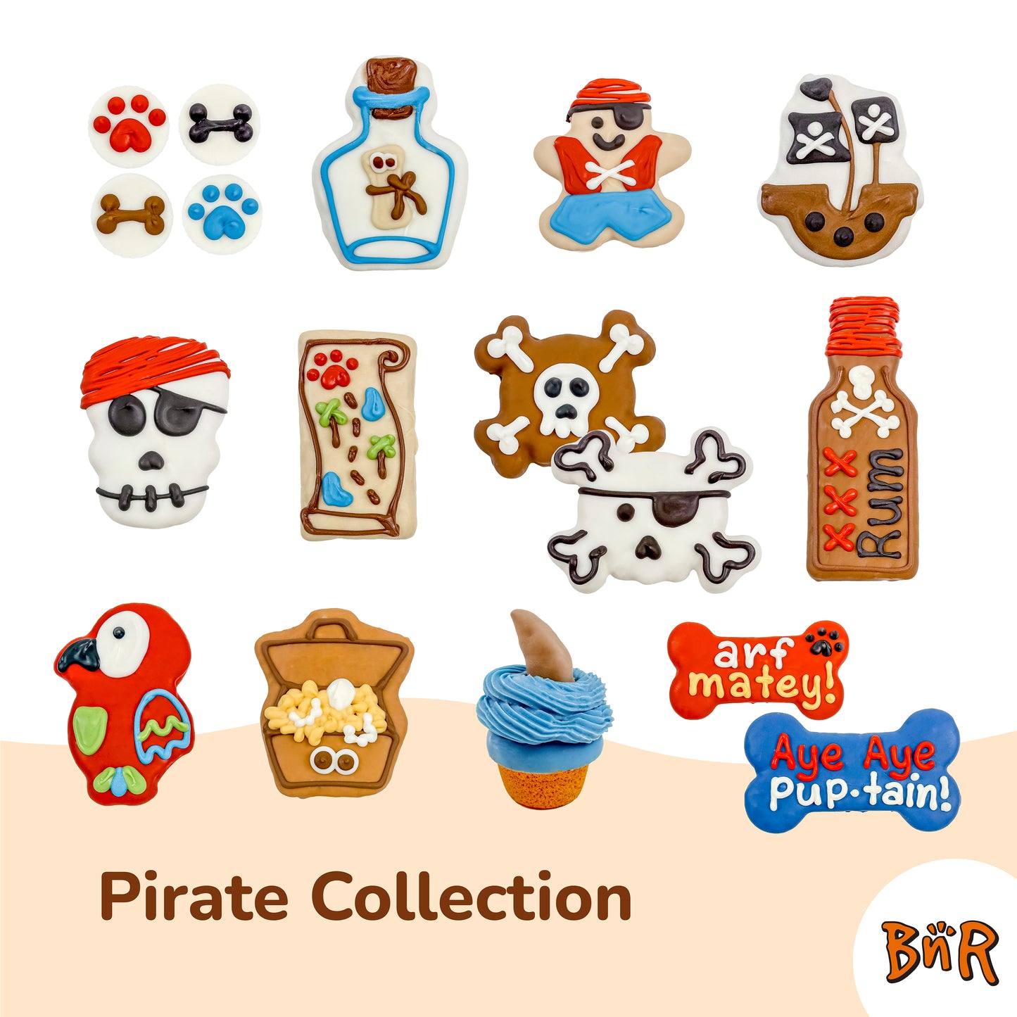 NATURAL Skullmates | Summer Pirate