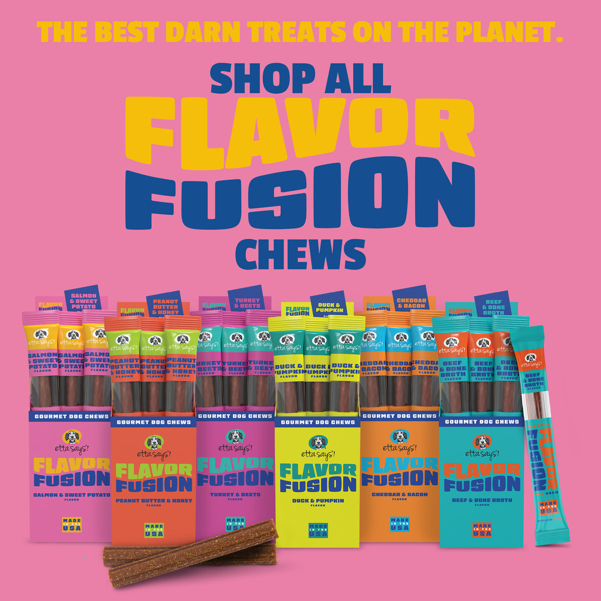 Salmon & Sweet Potato | Flavour Fusion Chew 2oz