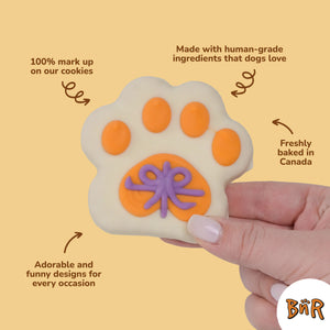 Orange Happy Gotcha Day Bone | Natural Birthday