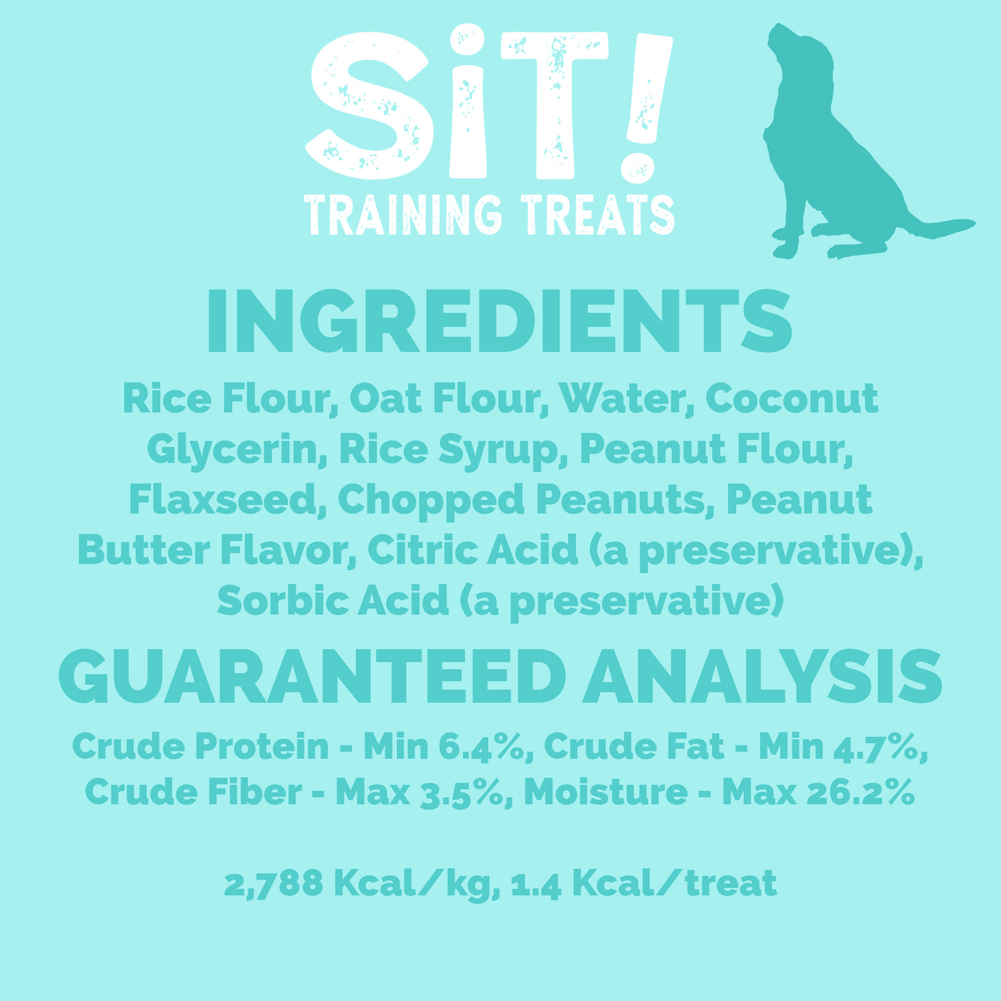 Peanut Butter | Sit! Training Treats 6oz
