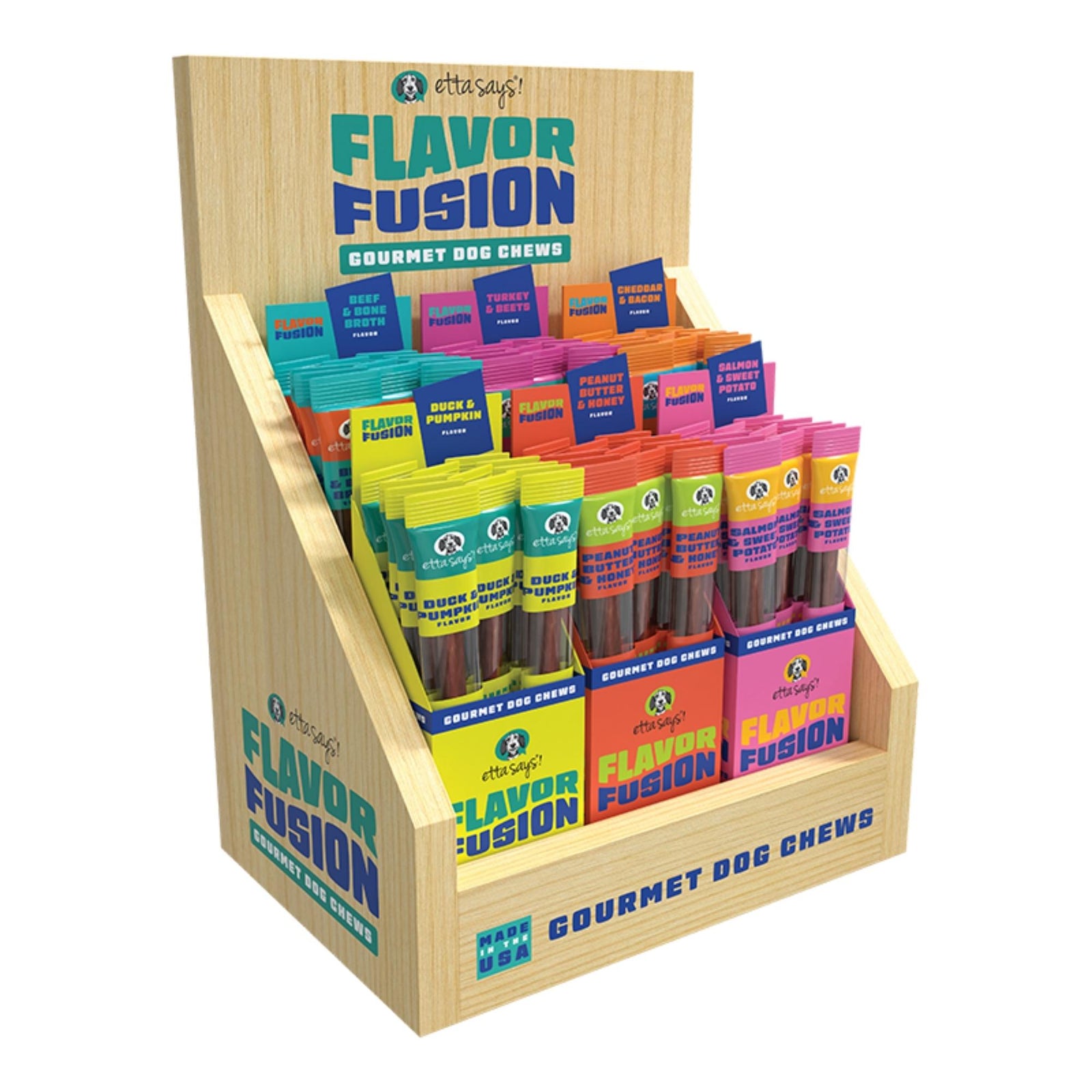 Etta Says Flavor Fusion Chew Display