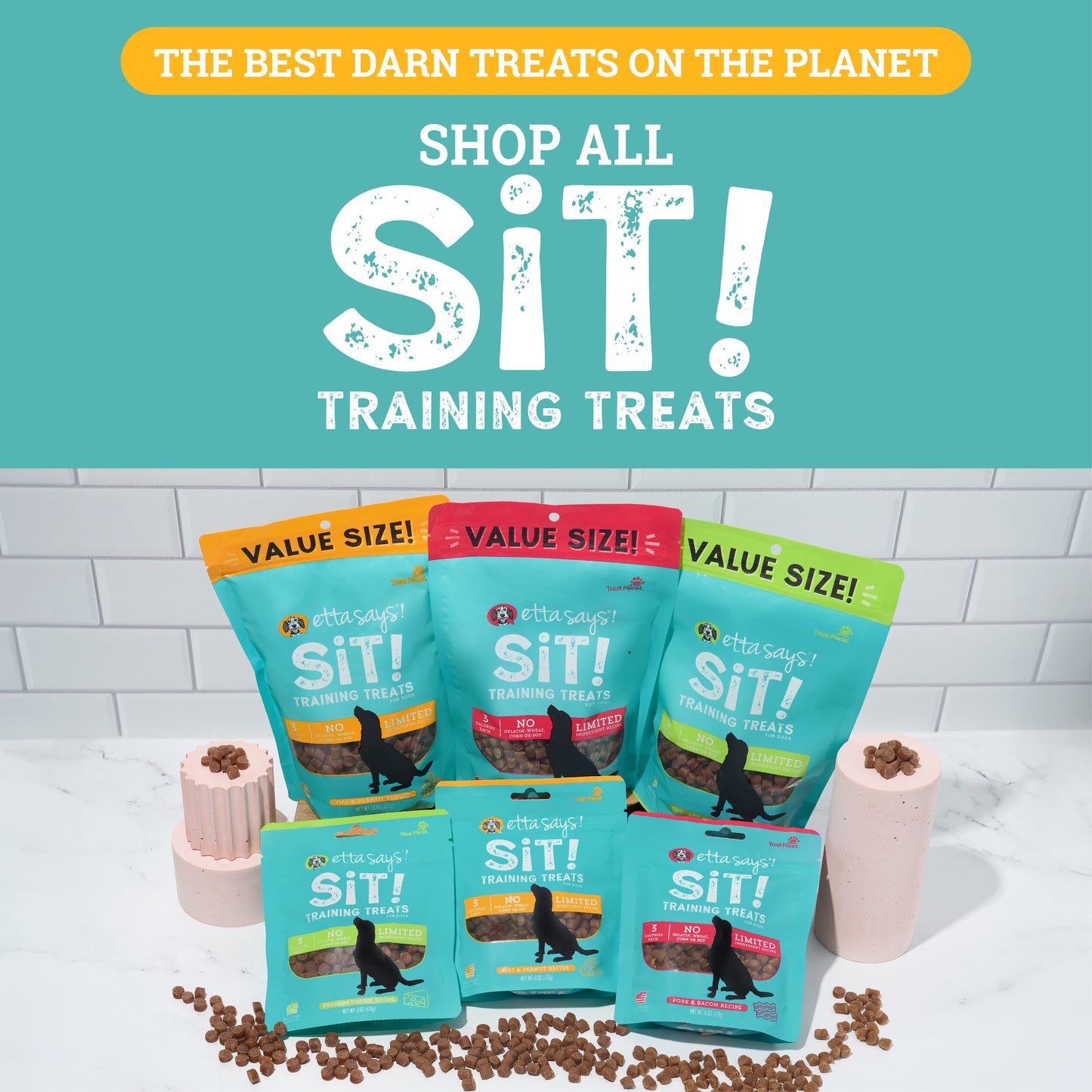 Peanut Butter | Sit! Training Treats 6oz