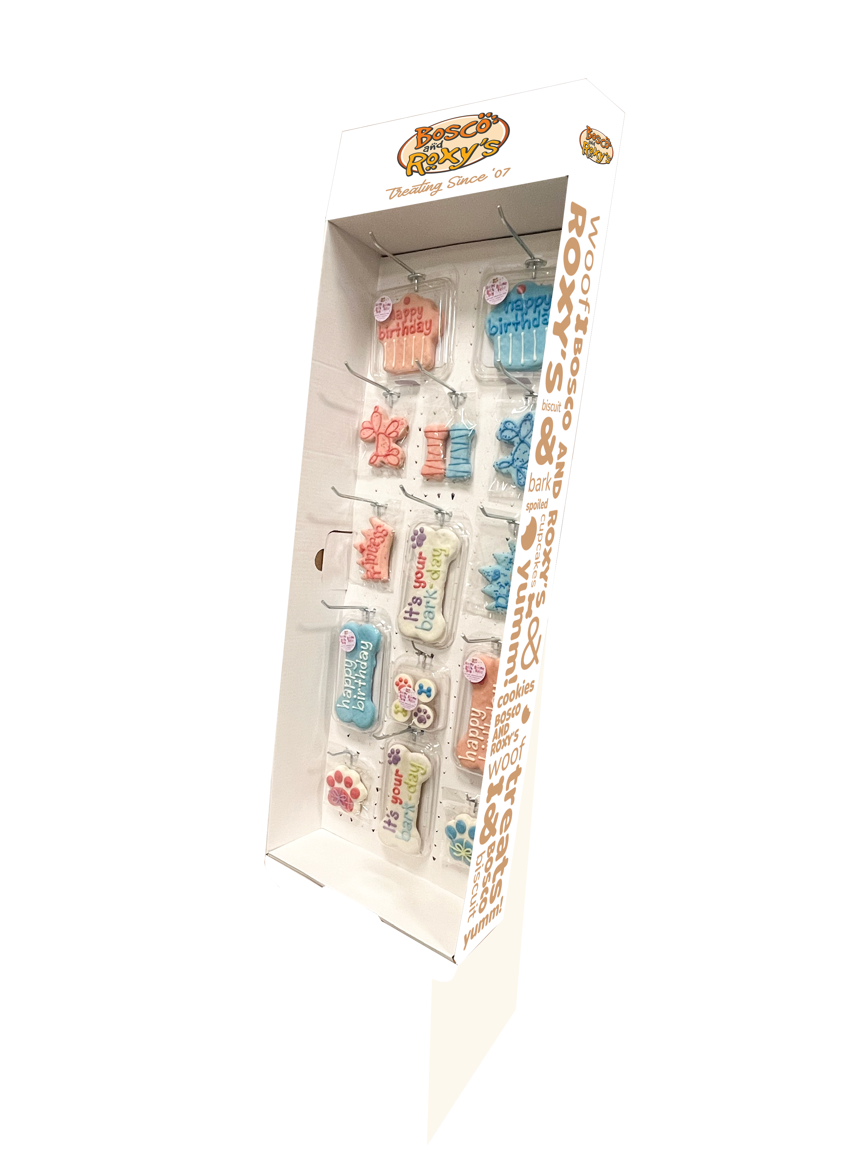 Shipper Display | Birthday Gifts for Dogs | Bosco and Roxy's Gourmet ...