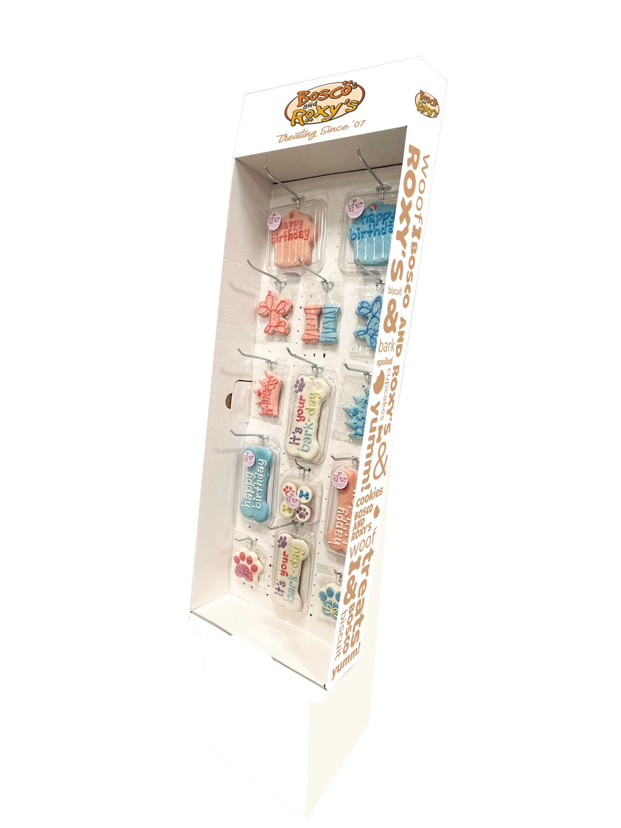 Shipper Display | Birthday Gifts for Dogs | Bosco and Roxy's Shipper Display | Birthday Gifts for Dogs | Bosco and Roxy's