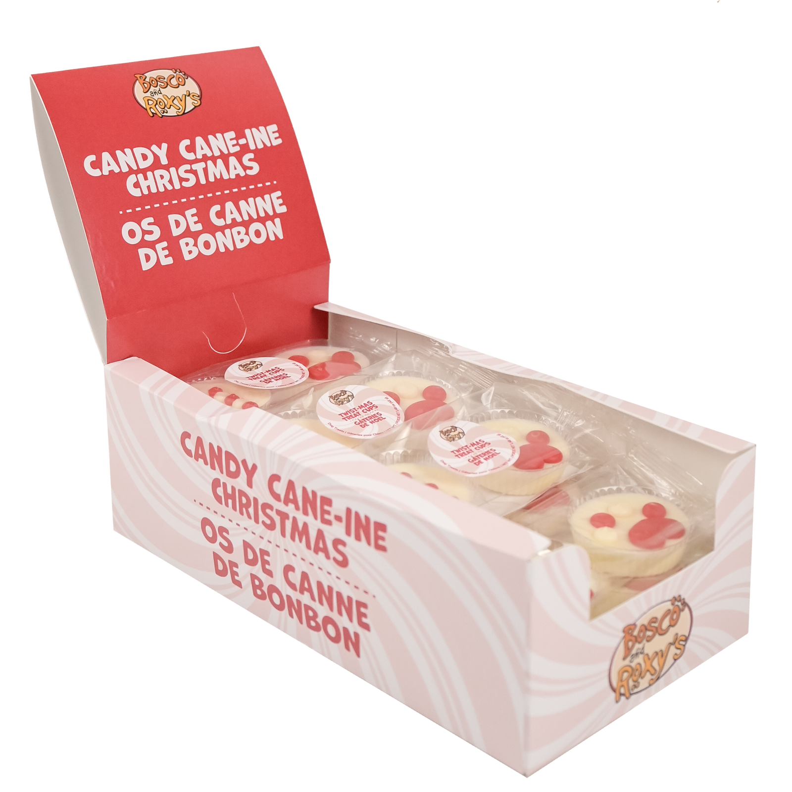 Twist-mas Treats 2pk Treat Cup | Christmas Pre-Packaged