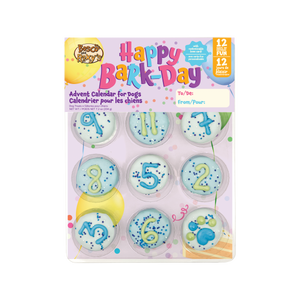 Happy Barkday 12 Day Advent Calendar - Blue | Birthday