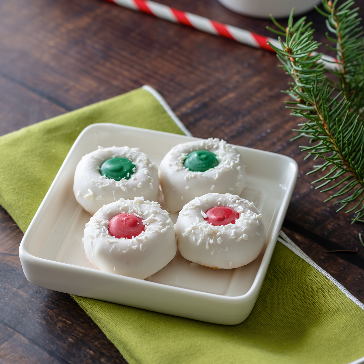 Bosco & Roxy's | Christmas 2026 | Mini Thumbprint Cookies | 72/case