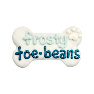 Frosty Toe Beans 6 Inch Bone  | Winter
