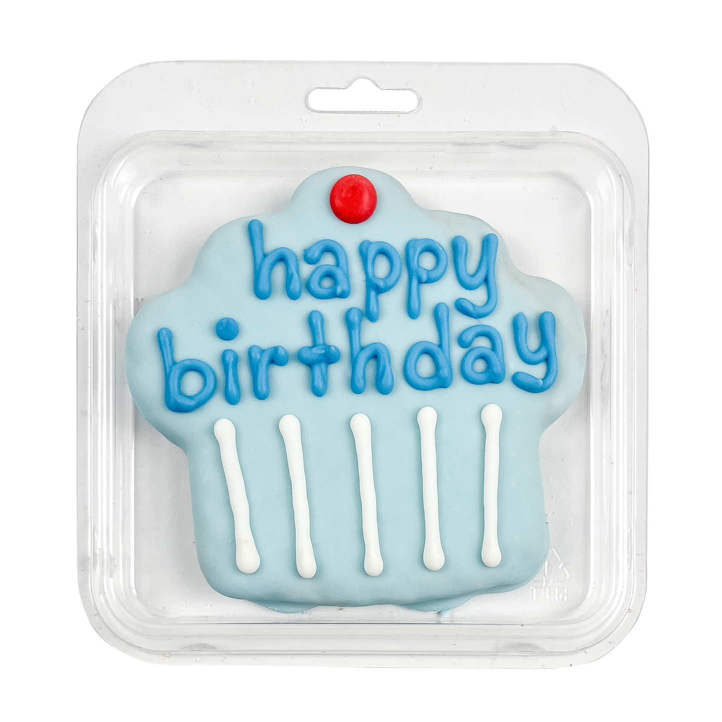 Prepackaged Giant Blue Happy Birthday Cupcake | Birthday