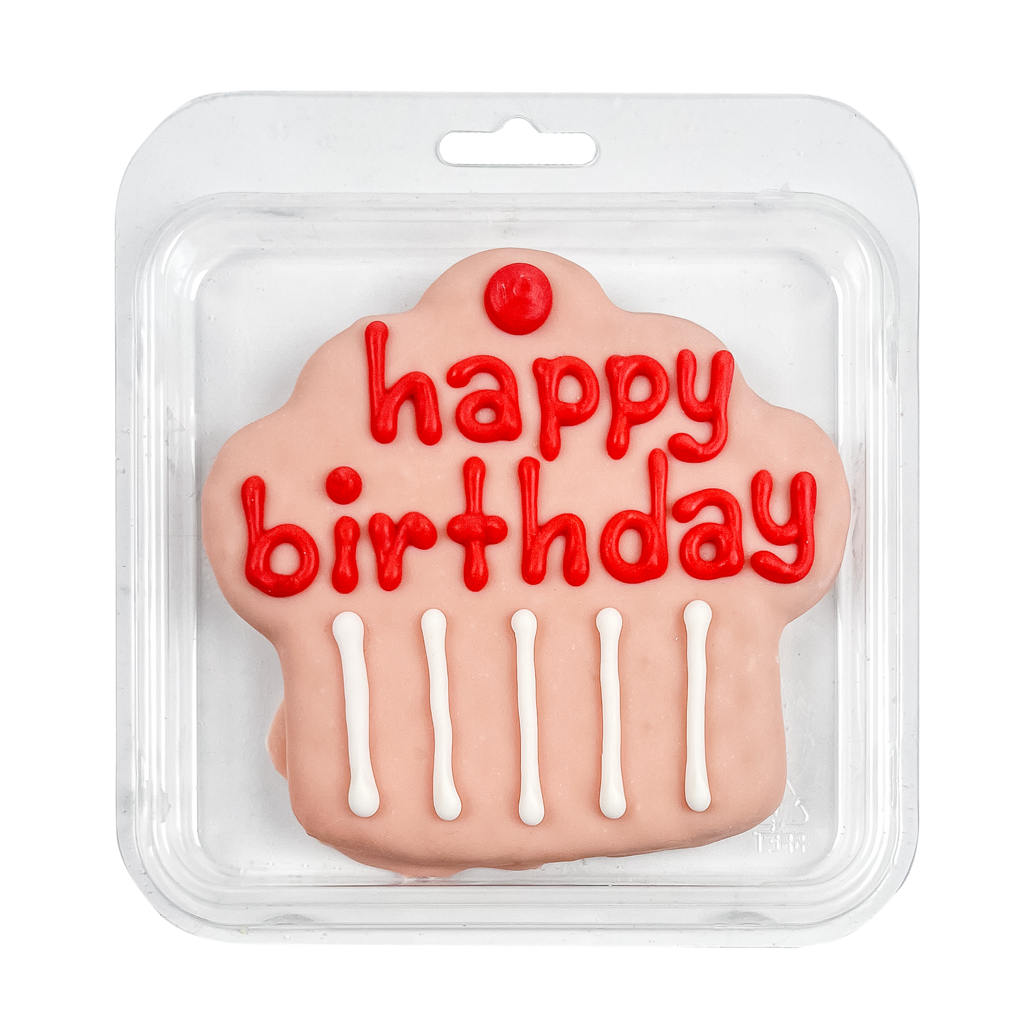 Prepackaged Giant Pink Happy Birthday Cupcake | Birthday