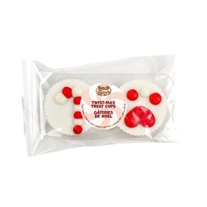 Twist-mas Treats 2pk Treat Cup | Christmas Pre-Packaged