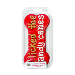 I Licked The Candy Canes Large Bone | Christmas Pre-Packaged