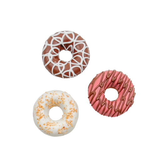 3D Medium Vanilla Donuts | Woof it Down