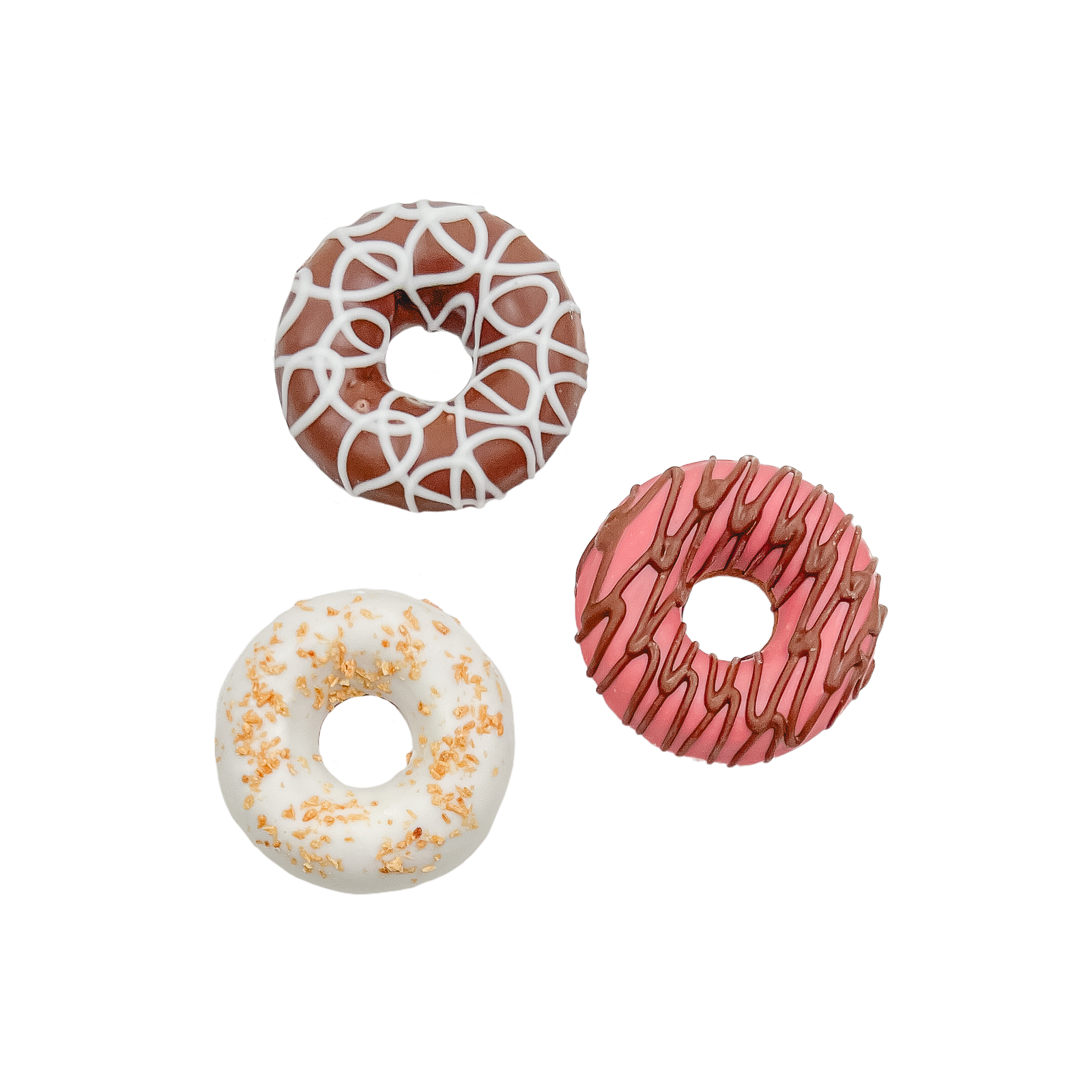 3D Medium Vanilla Donuts | Woof it Down