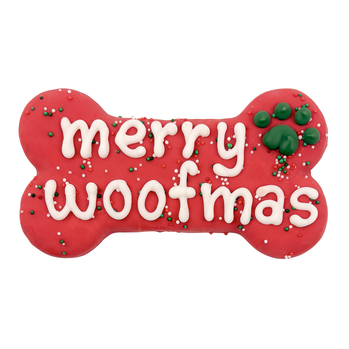Bosco & Roxy's | Christmas 2026 | Merry Woofmas Bone | 10/case