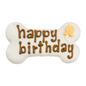 White Happy Birthday Bone | Natural Birthday