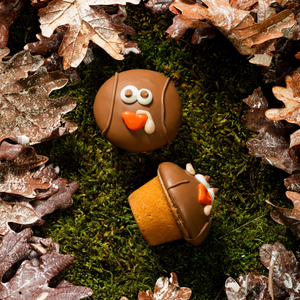 Eyes for Turkey Vanilla Cupcake  | Fall