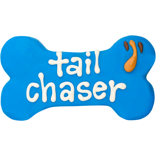 tail chaser bone cookie for dogs