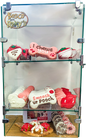 Vertical Glass Bakery Case Kit + Metal Clips